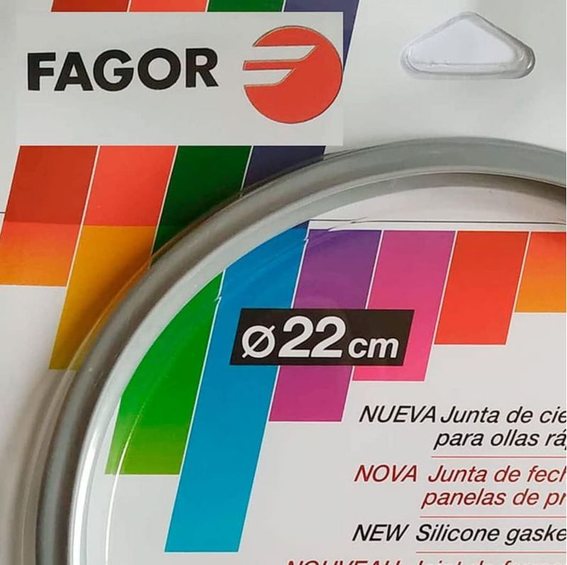 Junta de silicona para olla a presión ANAKEL HOME Ø22 cm gris