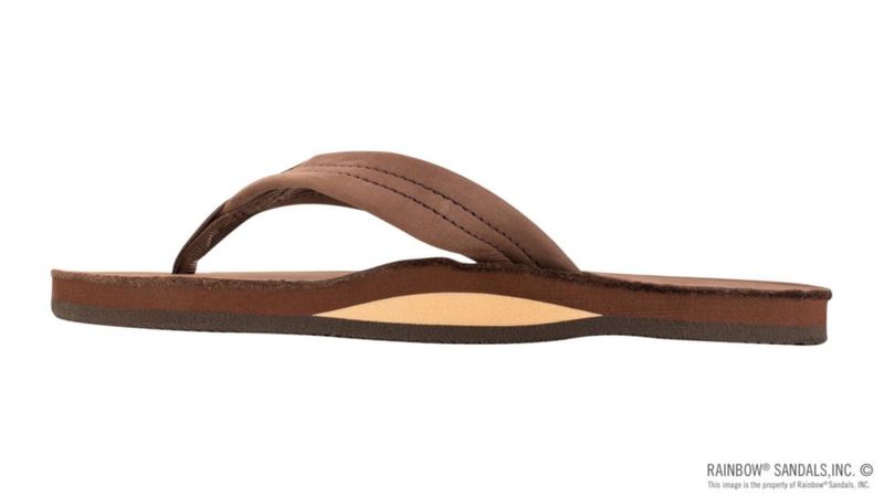 Sandalia Rainbow Talla Extragrande (22-24 cm) Cuero Espresso