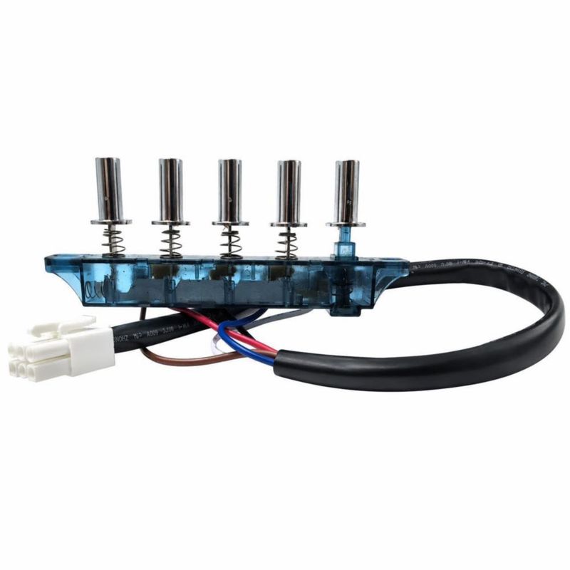Interruptor de botones ruehalf de 5 botones 137 cm con cable de 40 cm