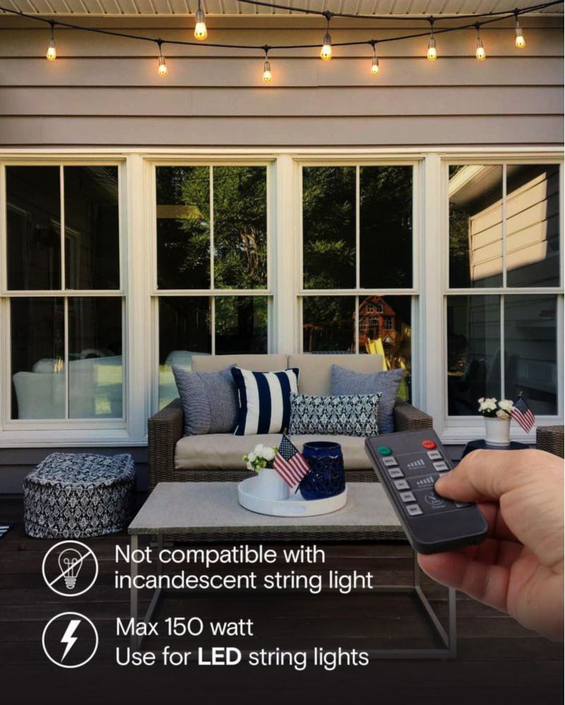 Regulador de Enchufe Brightech 150W LED Control Remoto Impermeable