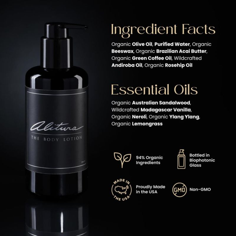 Loción Facial Alitura 200 ml Orgánica Antienvejecimiento