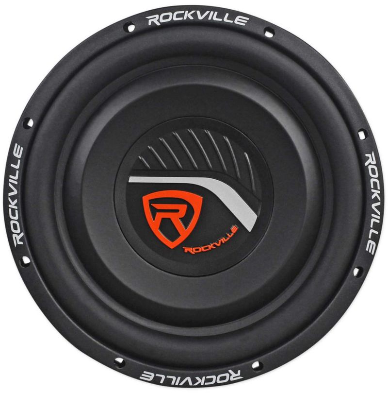 Subwoofer para coche Rockville 25 cm 300 W RMS 2 Ω Slim