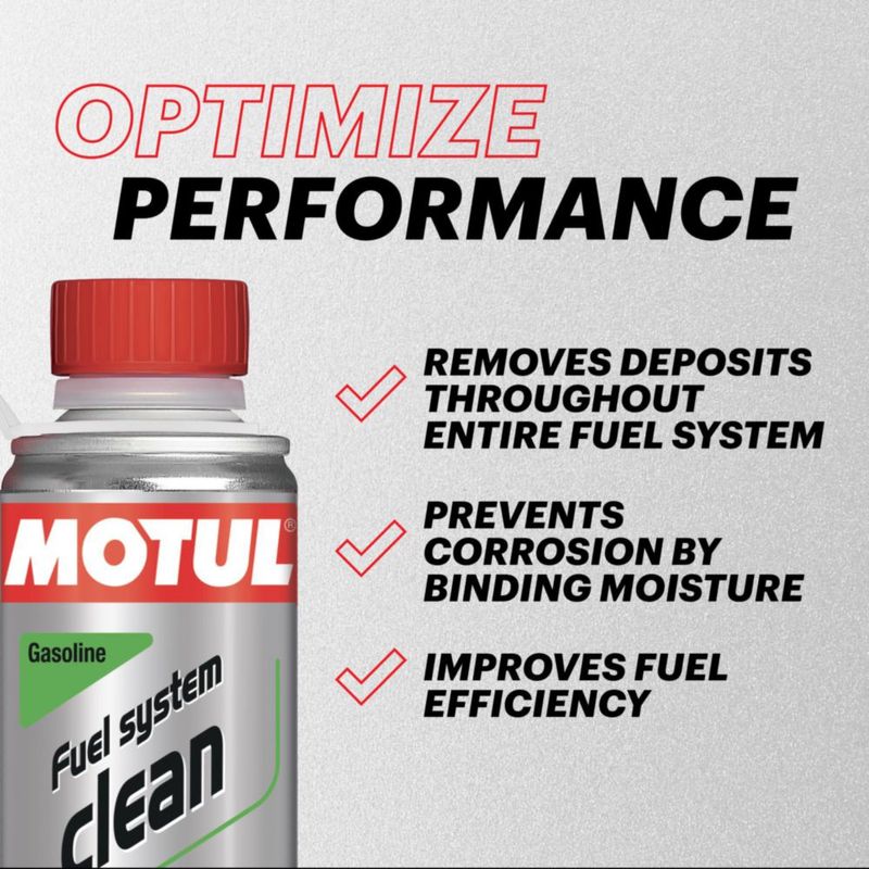 Motul Limpiador del Sistema de Combustible 300 ml para Motor de Gasolina