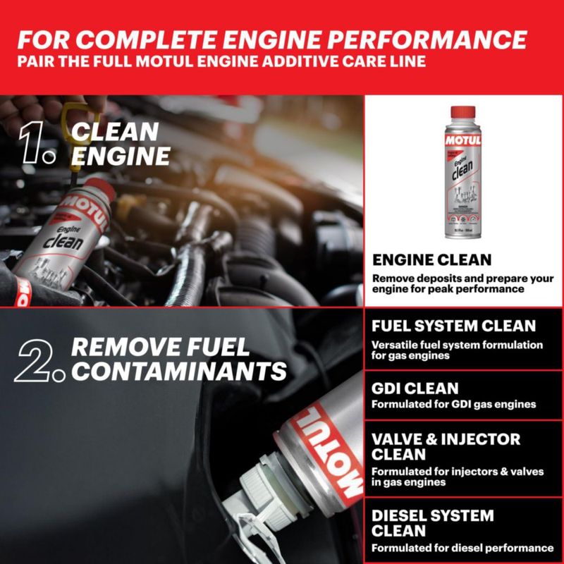 Motul Limpiador del Sistema de Combustible 300 ml para Motor de Gasolina