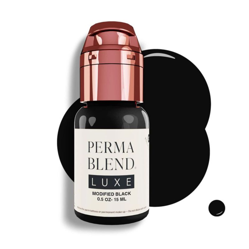 Tinta de tatuaje Perma Blend Luxe Negro Modificado 15 ml