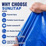Lona SUNLITAP 6 x 9 m Azul 5 mil Impermeable