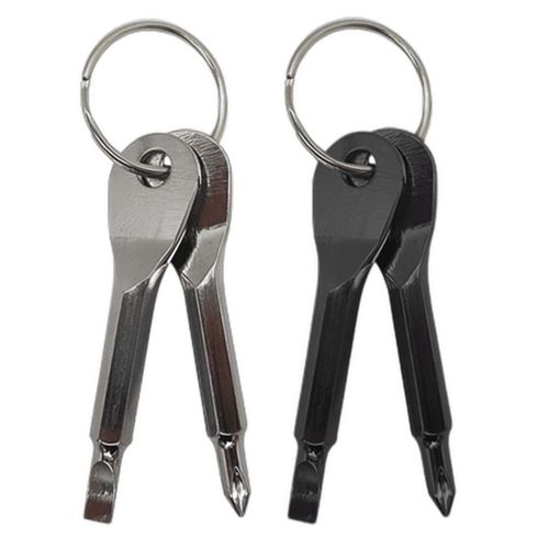 Set de Destornilladores Gadgetime USA 2 unidades con llavero EDC