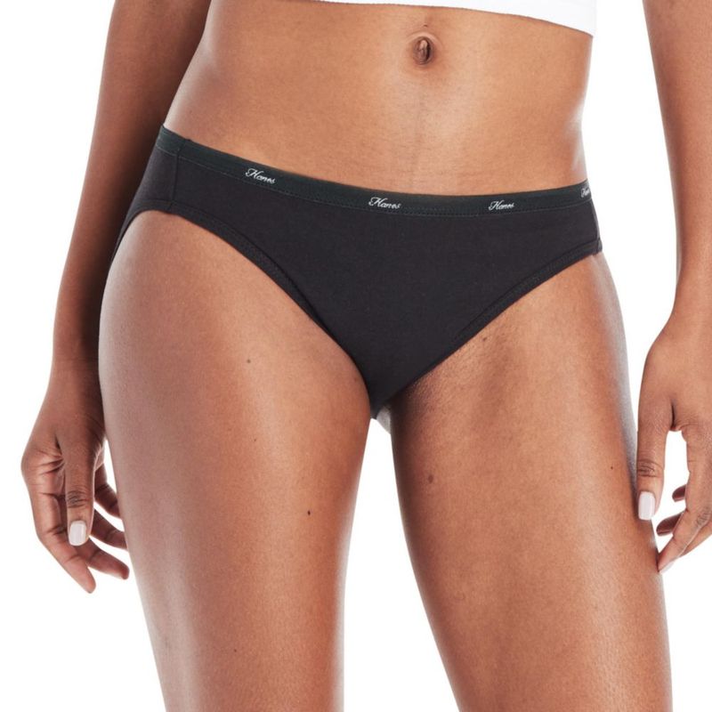 Bikini Hanes talla 8/XL pack de 6 colores surtidos