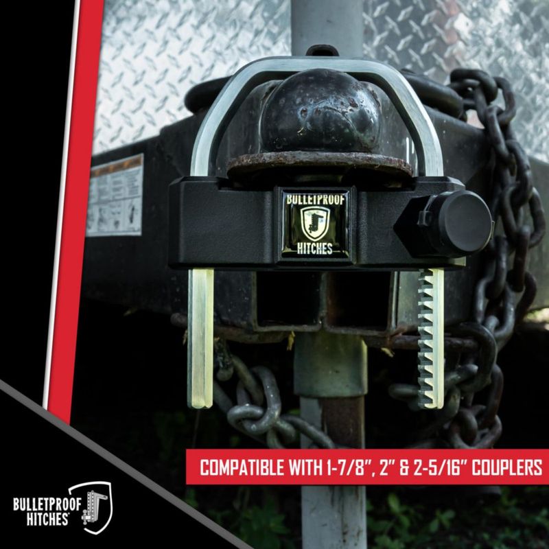 Candado para Acoplador de Remolque BulletProof Hitches de Acero 1/2"