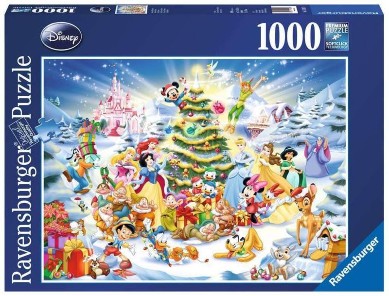 Rompecabezas Ravensburger Disney de 1000 piezas – Escena Navideña