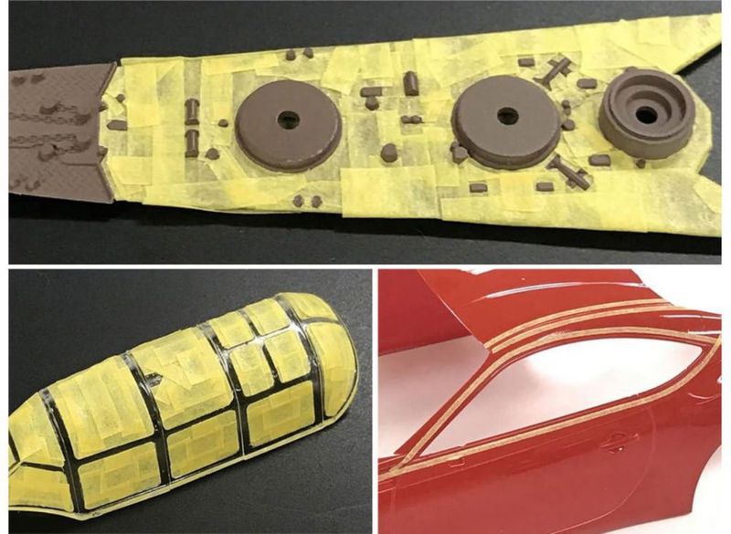 Cinta de Enmascarar TAMIYA 2 mm/18 m para Modelismo