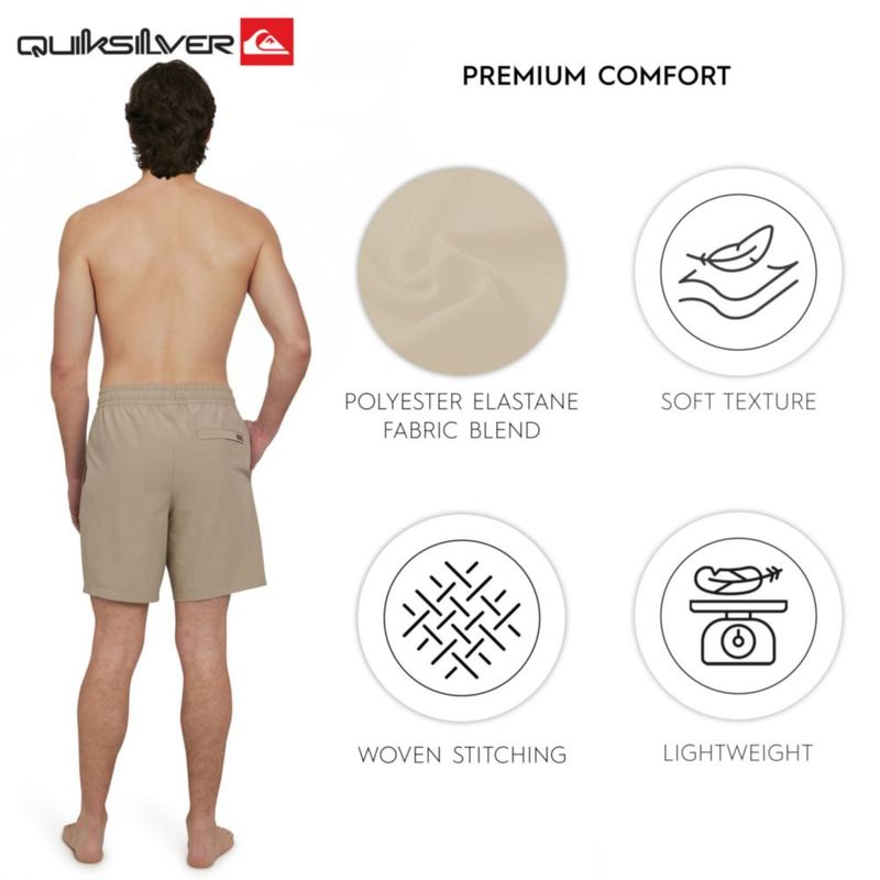 Shorts Quiksilver Corte Regular color topo talla grande
