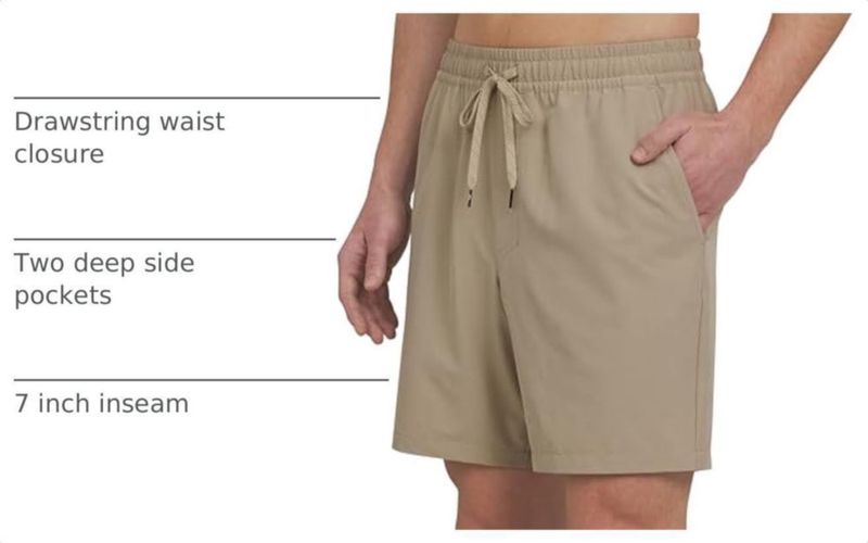 Shorts Quiksilver Corte Regular color topo talla grande