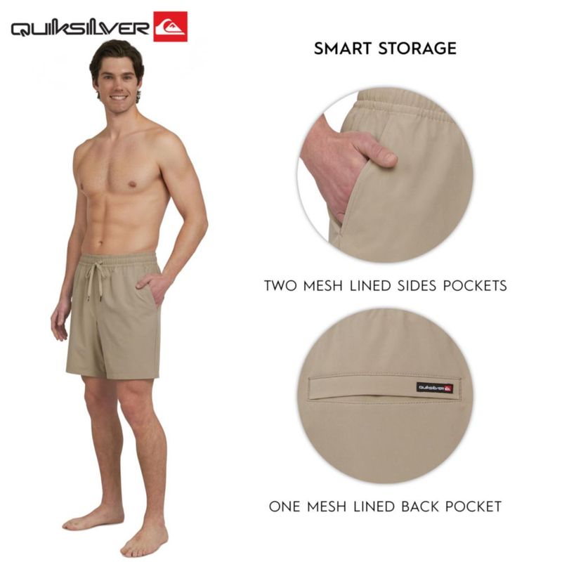 Shorts Quiksilver Corte Regular color topo talla grande