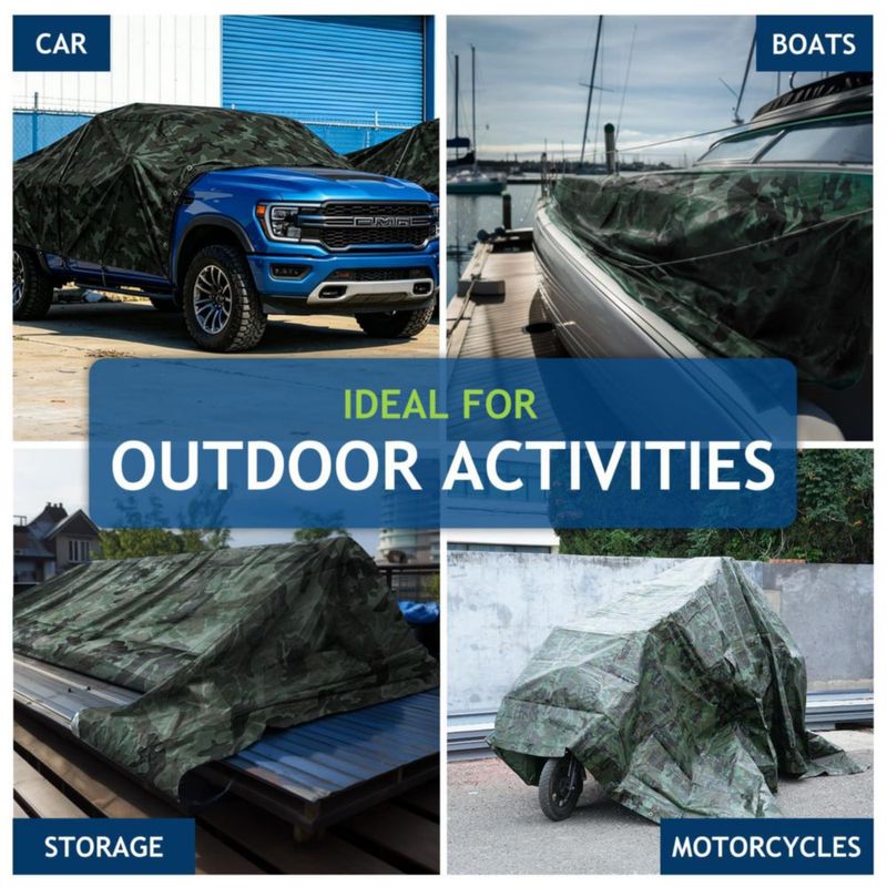 LONA SUNLITAP 49x61 m Camuflaje 5 mil Impermeable