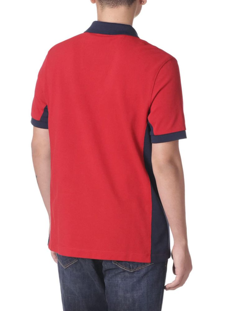 Camisa Polo Nautica XL Rojo con Bloque de Color