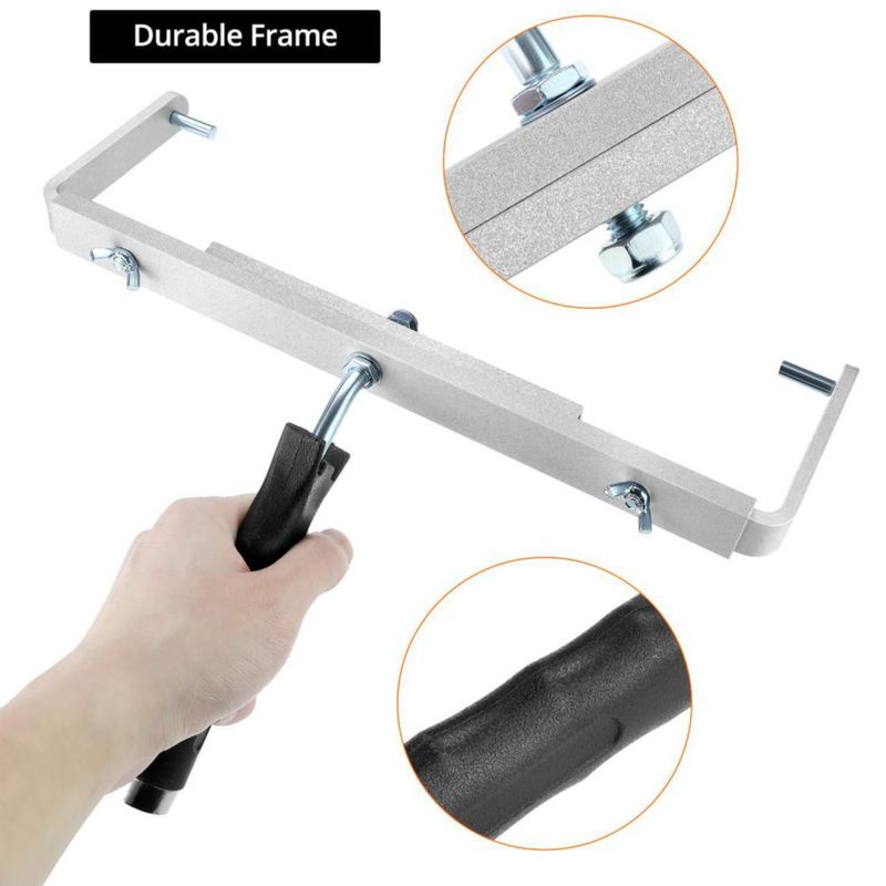 Soporte para Rodillo de Pintura QWORK 46‑61 cm Aluminio