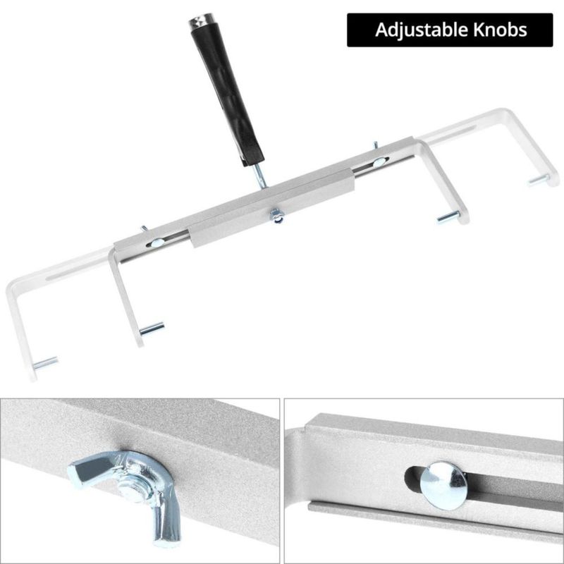 Soporte para Rodillo de Pintura QWORK 46‑61 cm Aluminio