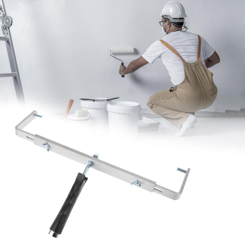 Soporte para Rodillo de Pintura QWORK 46‑61 cm Aluminio