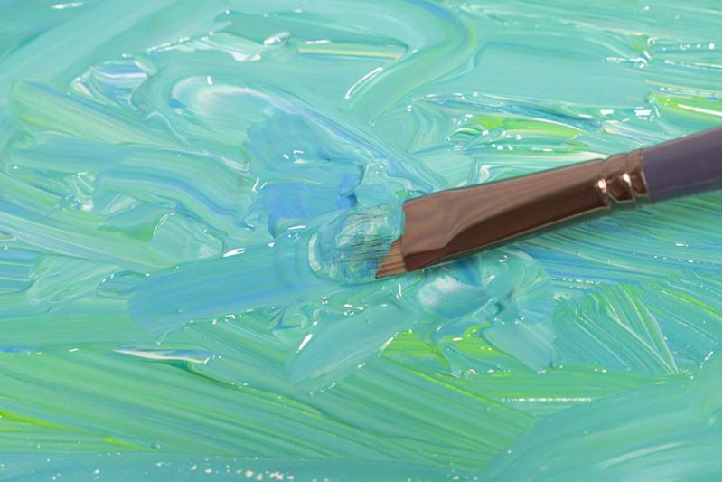 Juego de pinceles Mont Marte Premium de 15 piezas para acuarela acrílico y pintura al óleo