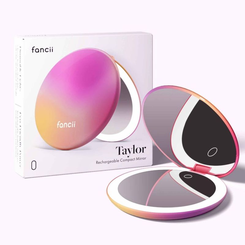 Espejo de Maquillaje Fancii 13 cm LED 10x/1x Recargable