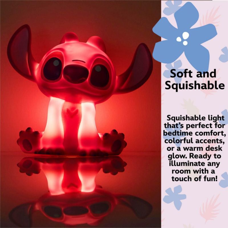 Lámpara LED nocturna Idea Nuova Stitch Angel de 15 cm