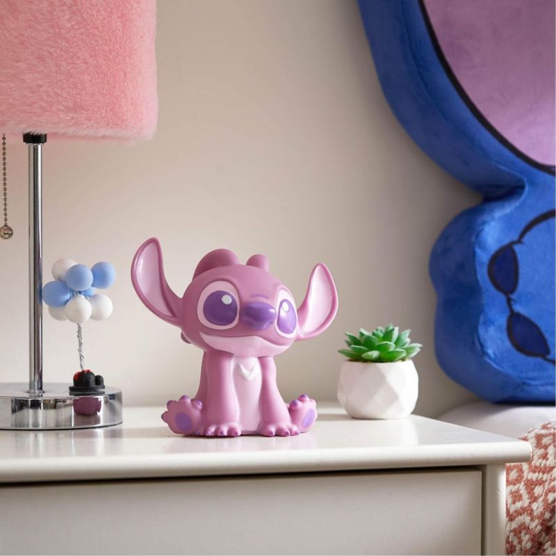 Lámpara LED nocturna Idea Nuova Stitch Angel de 15 cm