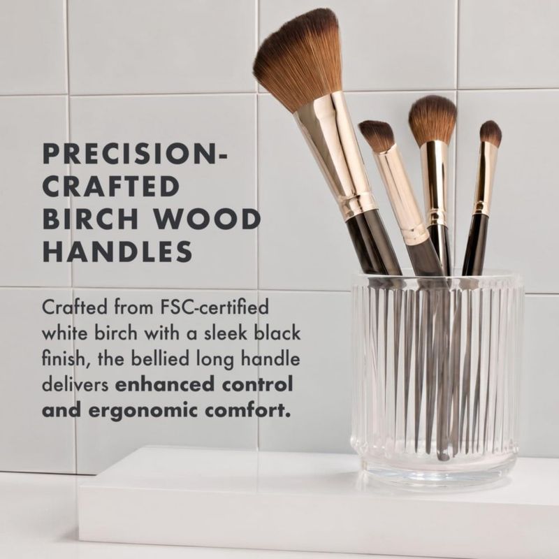 Set de brochas para ojos CINEMA SECRETS veganas de 6 piezas