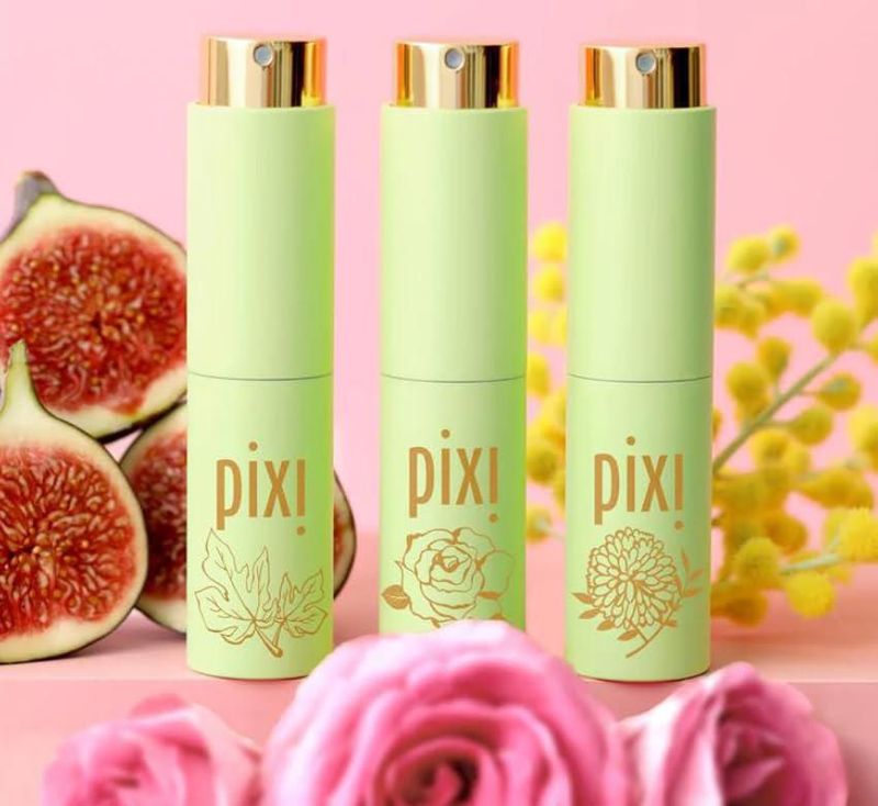 Set de Regalo de Perfumes Pixi 3×15 ml Rosa Higo y Mimosa