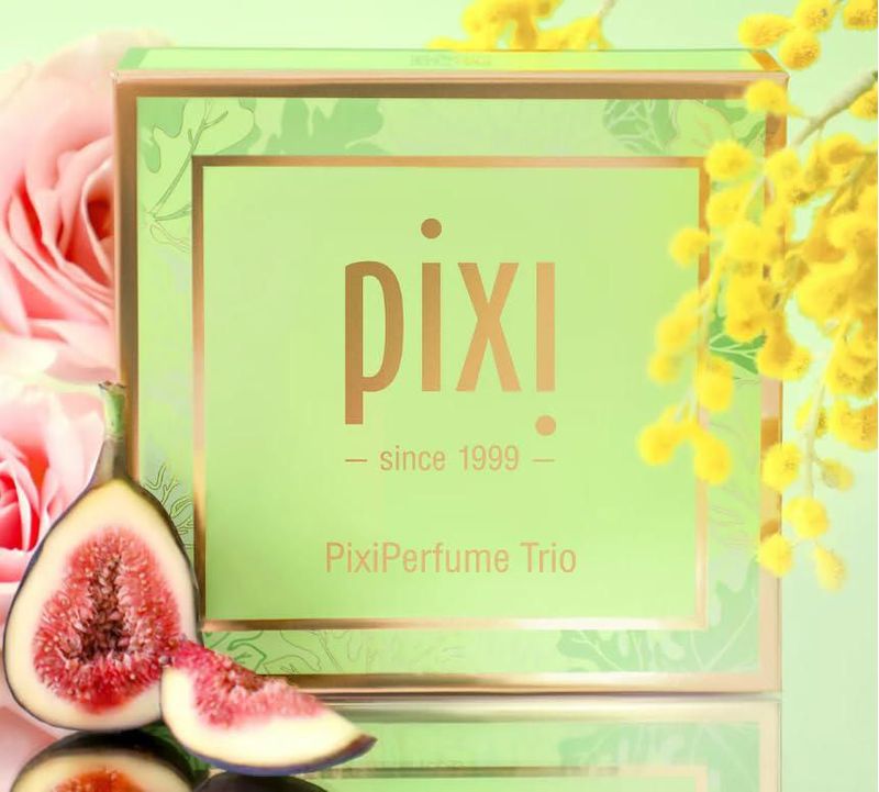 Set de Regalo de Perfumes Pixi 3×15 ml Rosa Higo y Mimosa