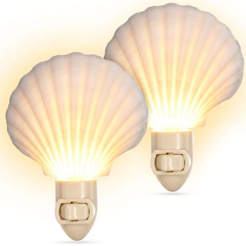 Luz nocturna náutica Crush Trading 13 cm blanco juego de 2