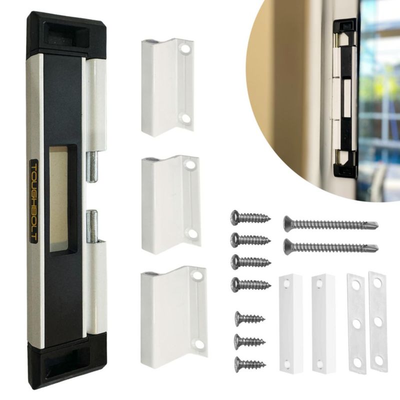 Cerradura para Puertas Correderas TOUGHBOLT Doble Cerrojo (2 unidades)
