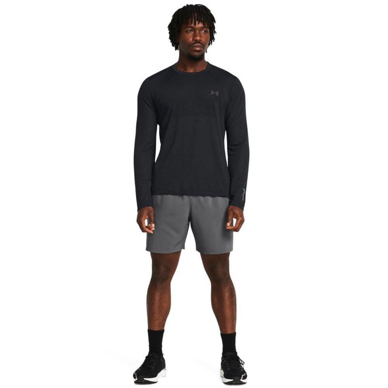 Shorts Under Armour Launch Run 18 cm gris Talla Grande