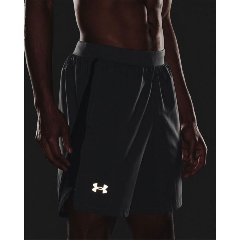 Shorts Under Armour Launch Run 18 cm gris Talla Grande