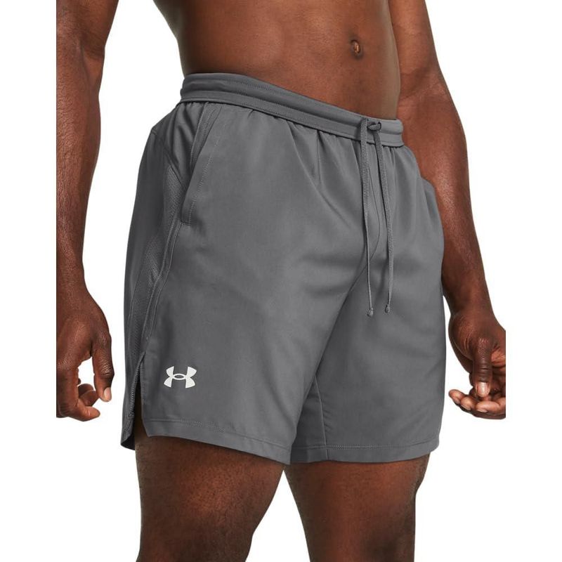 Shorts Under Armour Launch Run 18 cm gris Talla Grande