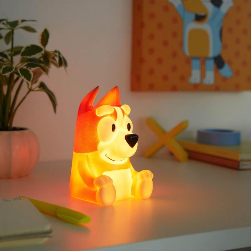LÁMPARA Idea Nuova Bluey Bingo 15 cm Luz Nocturna LED