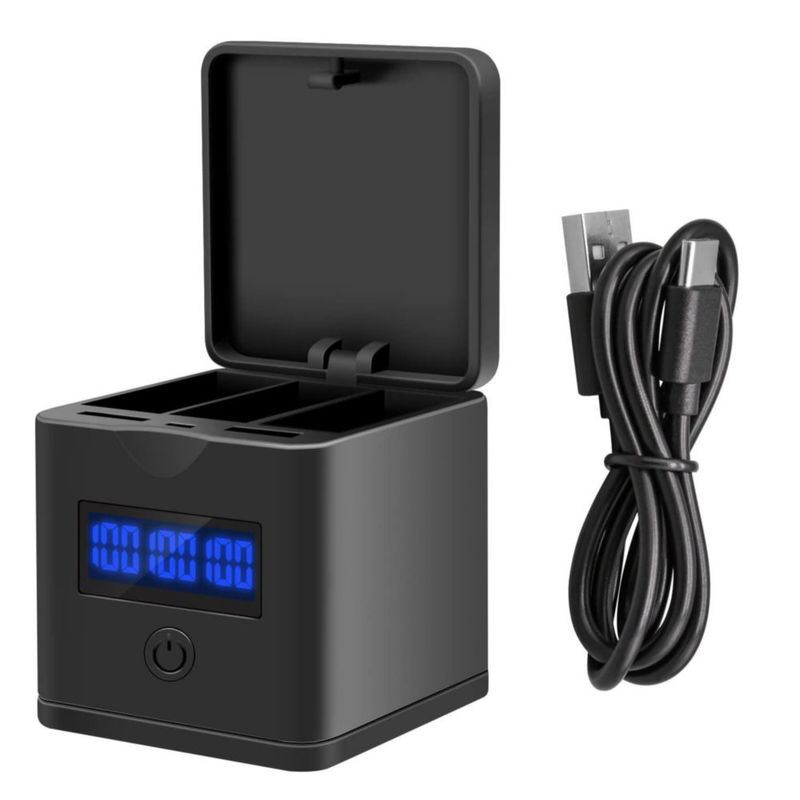 Cargador de Baterías Suptig de 3 Canales para GoPro 8/7/6/5