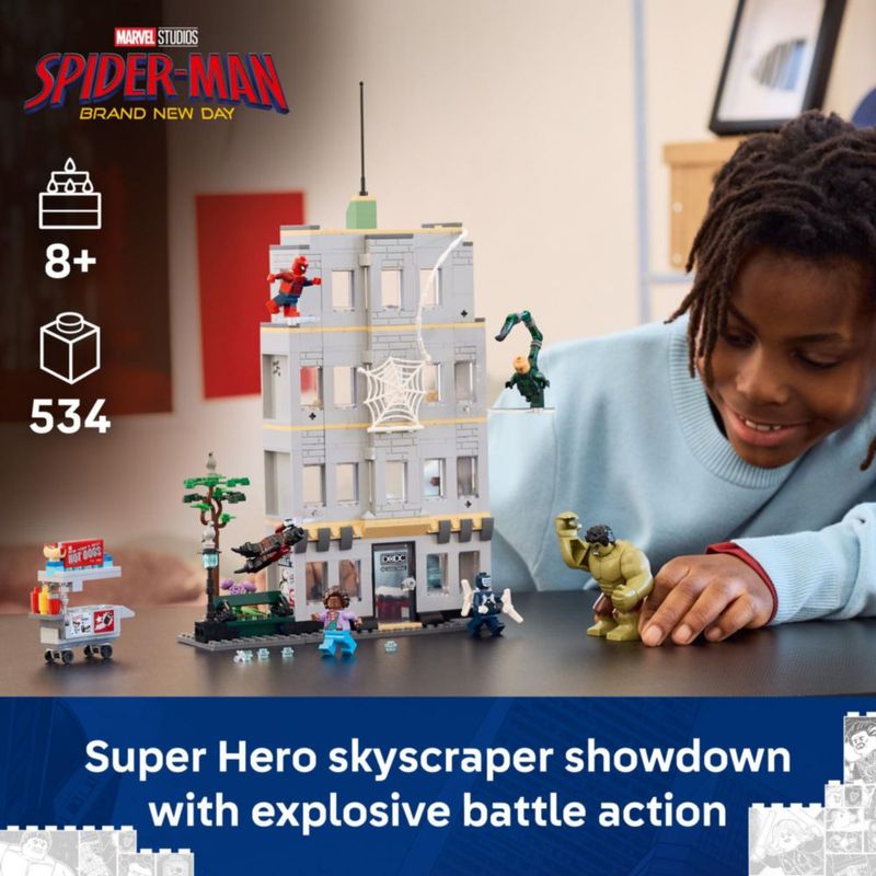 Set de construcción LEGO Spider-Man vs. Hulk 76350