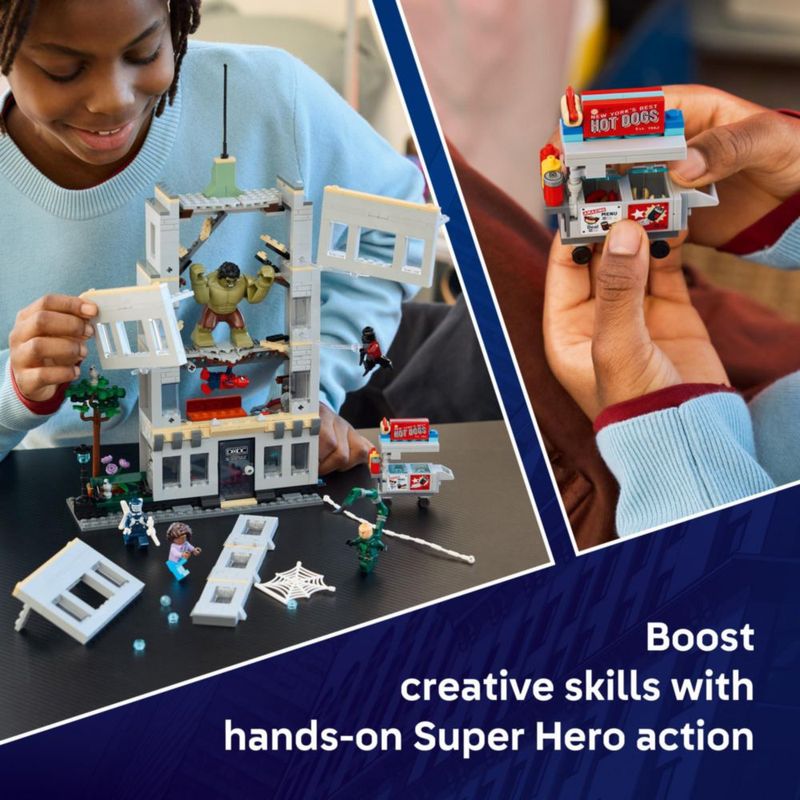 Set de construcción LEGO Spider-Man vs. Hulk 76350