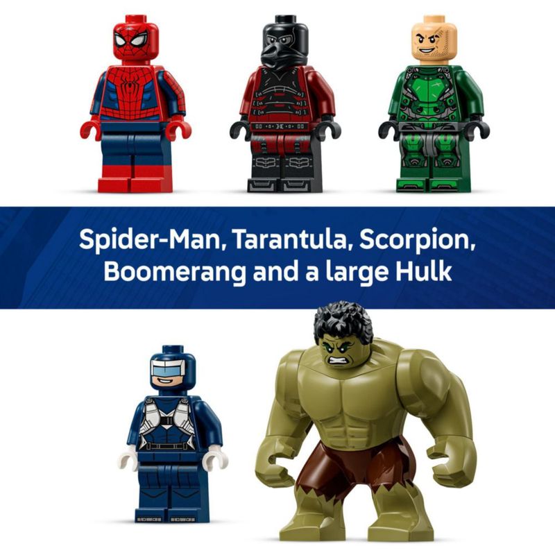 Set de construcción LEGO Spider-Man vs. Hulk 76350