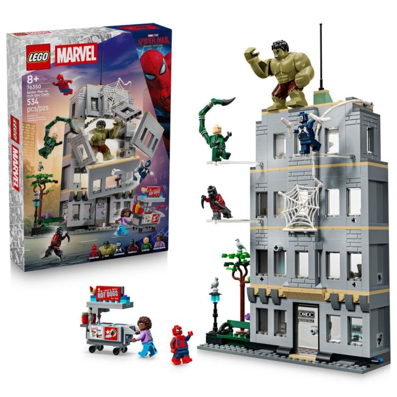 Set de construcción LEGO Spider-Man vs. Hulk 76350