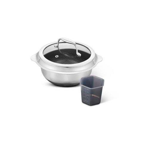 Olla para arroz HexClad 2 qt híbrida antiadherente para inducción