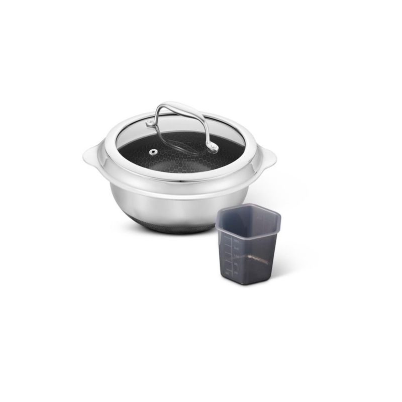 Olla para arroz HexClad 2 qt híbrida antiadherente para inducción