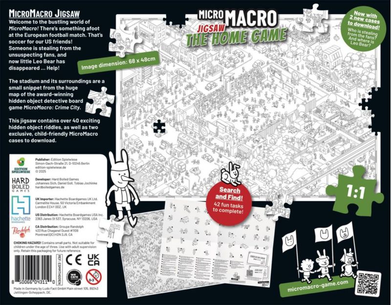 Rompecabezas de 500 piezas Hachette Boardgames