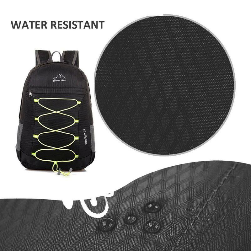 Mochila CLEVER BEES 25 L Negra Resistente al Agua