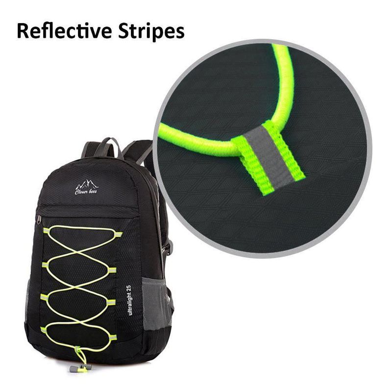 Mochila CLEVER BEES 25 L Negra Resistente al Agua