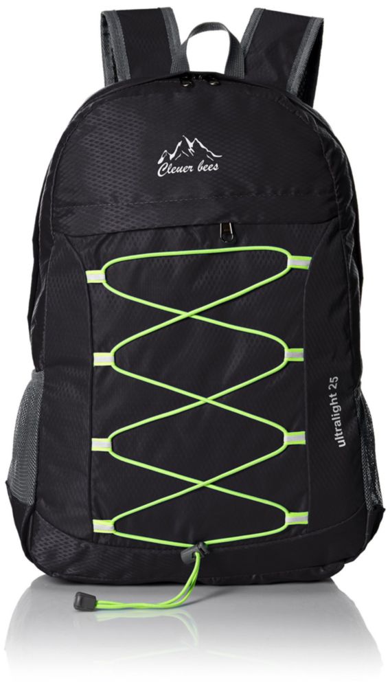 Mochila CLEVER BEES 25 L Negra Resistente al Agua