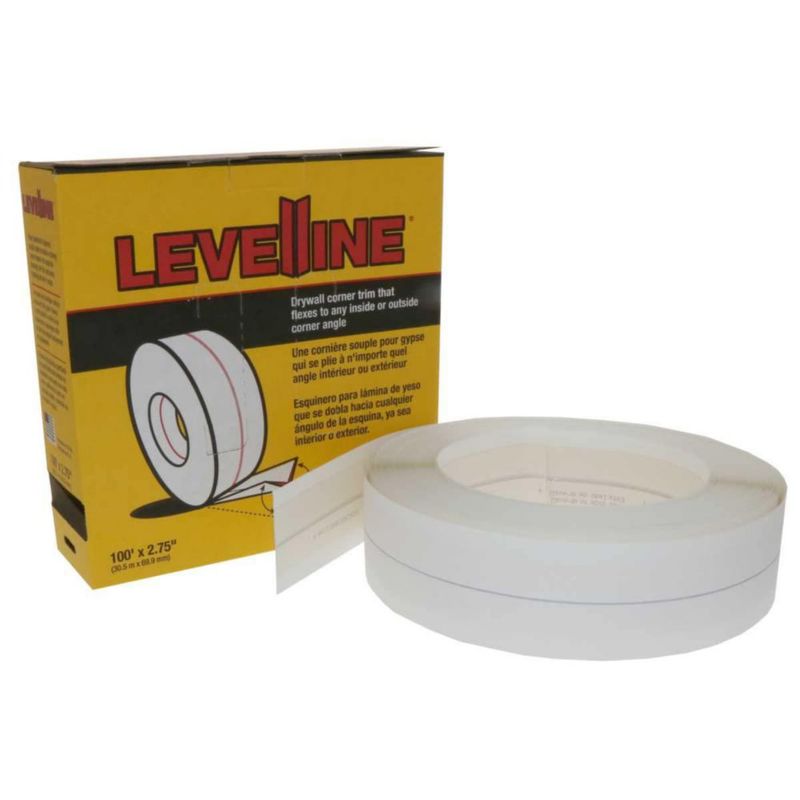 Perfil de esquina para paneles de yeso Levelline – Rollo de 305 m x 76 cm