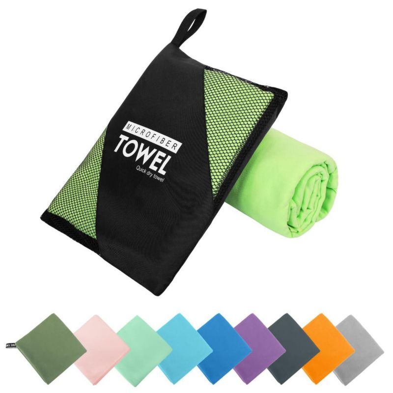 Toalla de Viaje ZIUDBOC de Microfibra de Secado Rápido Súper Absorbente Verde