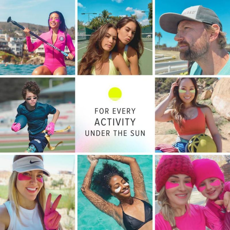 Sun Patch Sparkle Sun Kiss Gold – Pack de 4 parches solares